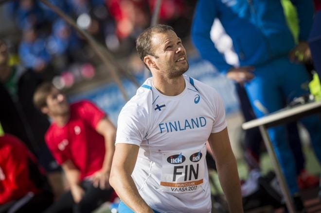 Uransa lopettanut keihäänheittäjä Tero Pitkämäki saa ison "syntitaakan" niskaansa Seppo Rädyn entiseltä valmentajalta Eino Maksimaiselta. Kuva: Arkisto / Selma Paavola
