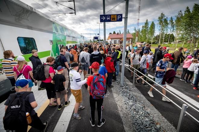 Asema avattiin tauon jälkeen viime vuoden kesäkuussa. KUVA: MATTI HAUTALAHTI