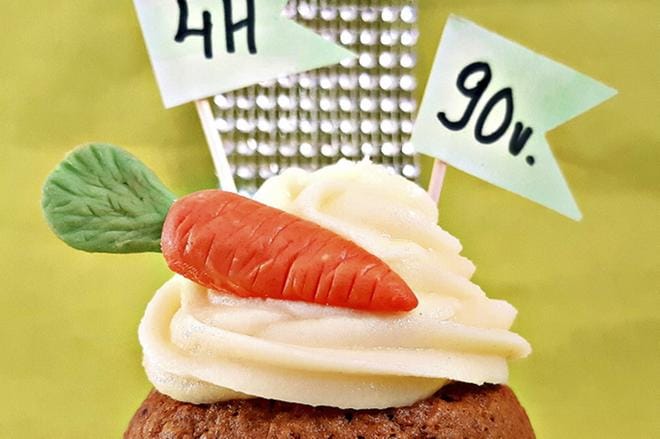Kurikan 4H:n Jurvan kokkikerhon kehittelemä porkkanasirkkaleivos jäi 4H-liiton juhlavuoden leivoskilpailun kärkikahinoista, mutta se nostettiin kunniamainintojen joukkoon. KUVA: TARJA TASTULA