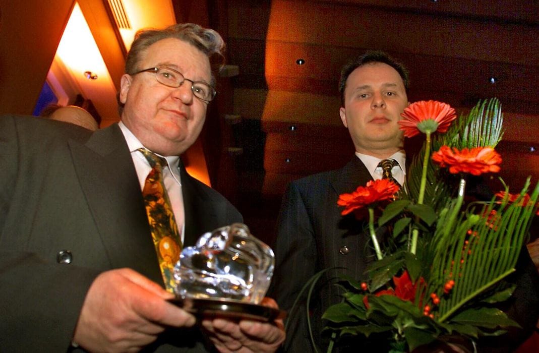 Armas Kristo(vas.) ja hänen poikansa Jukka olivat Lapin kovatuloisimmat.