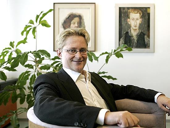 Mikael Jungner vieraili Kalevassa viime vuoden kesäkuussa.