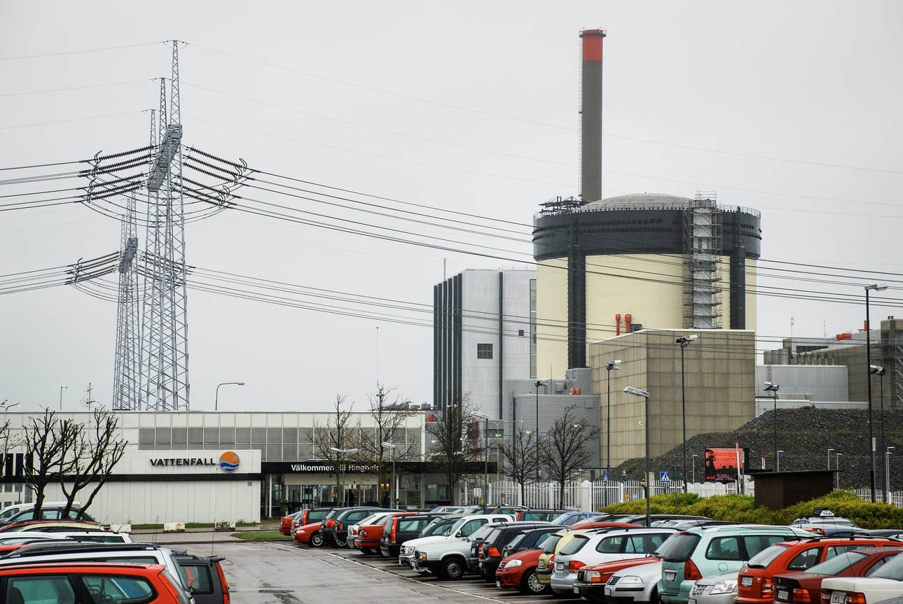 Ringhals Ruotsin etelärannikolla on yksi Ruotsin kolmesta ydinvoimalaitoksesta. Arkistokuva.