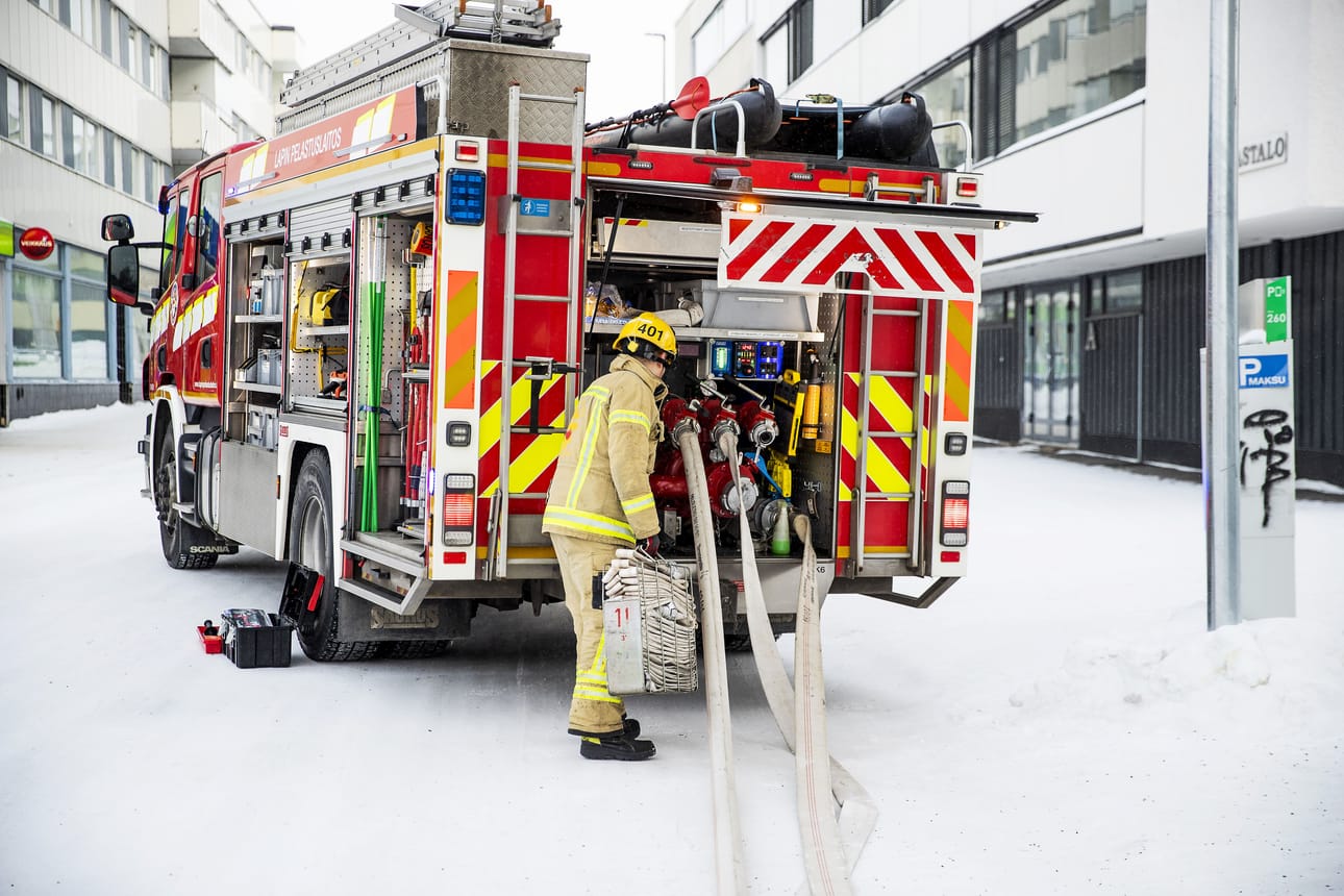 Palosta tuli hälytys kello 10 aikaan aamulla.
