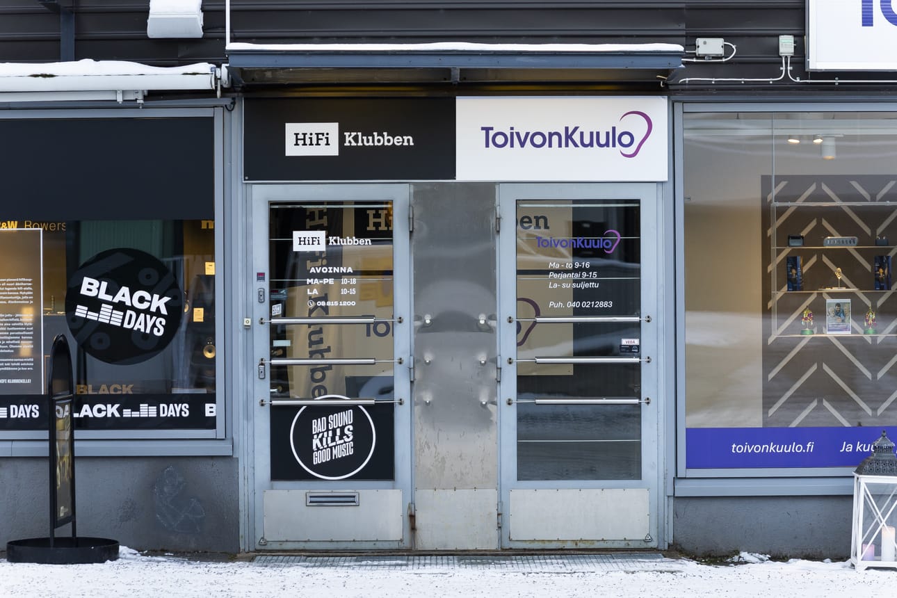 Oulun Pakkahuoneenkadulla sijaitsevat Hifi Klubben ja Toivon Kuulo ovat olleet seinänaapureita syyskuusta lähtien.