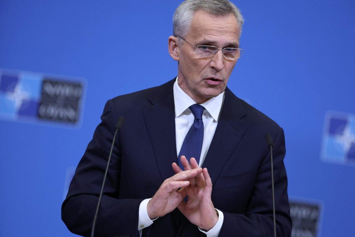 Jopa 63 prosenttia ruotsalaisista kannattaa Nato-jäsenyyttä, jos Suomi on mukana. Kuvassa Naton pääsihteeri Jens Stoltenberg. LEHTIKUVA/AFP