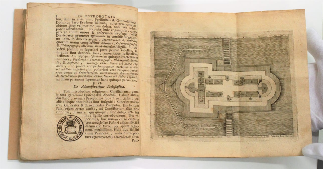 Petrus Nicolaus Mathesius: Dissertatio geographica de Ostrobotnia, 1734.