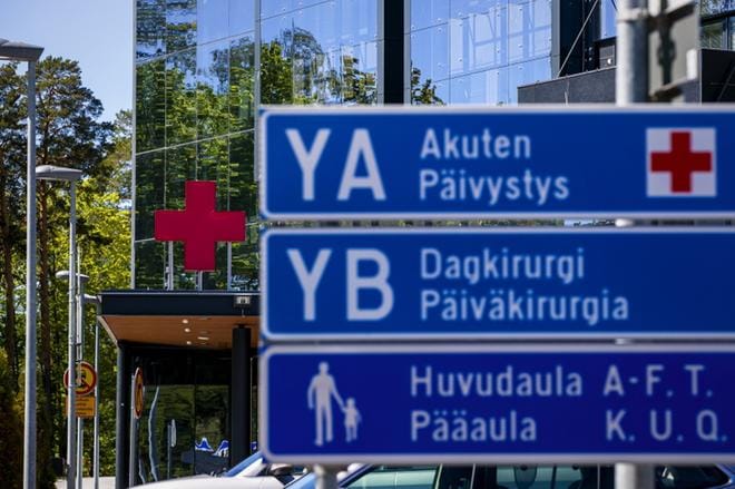 Vaasan keskussairaalassa on hoidossa koronapotilaita. Osa heistä on tehohoidossa. KUVA: PAULA KASKIMAA