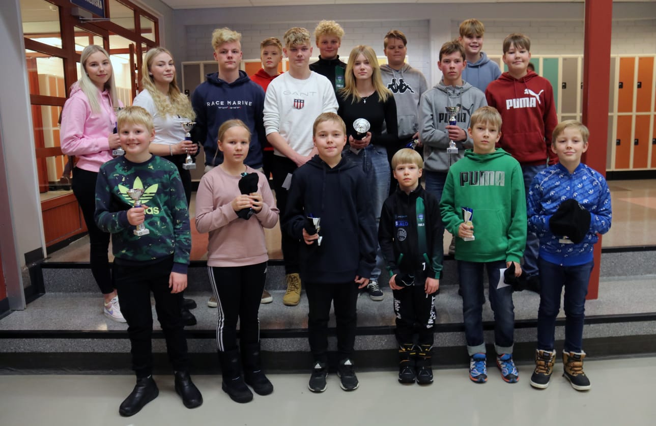 Lentopallojaosto huomioi palkintojenjaossa muun muassa ne pelaaja, joiden kehitys oli ollut syksyn aikana huimaa.