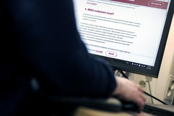 EU haluaa puuttua ihmisten seuraamiseen verkossa ja tehdä evästeiden poistamisesta helppoa jokaiselle peruskäyttäjällekin. KUVA: Jarno Pellinen