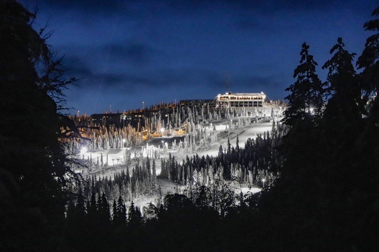 Pudasjärven yöpymisistä merkittävä osa sijoittuu Iso-Syötteelle.