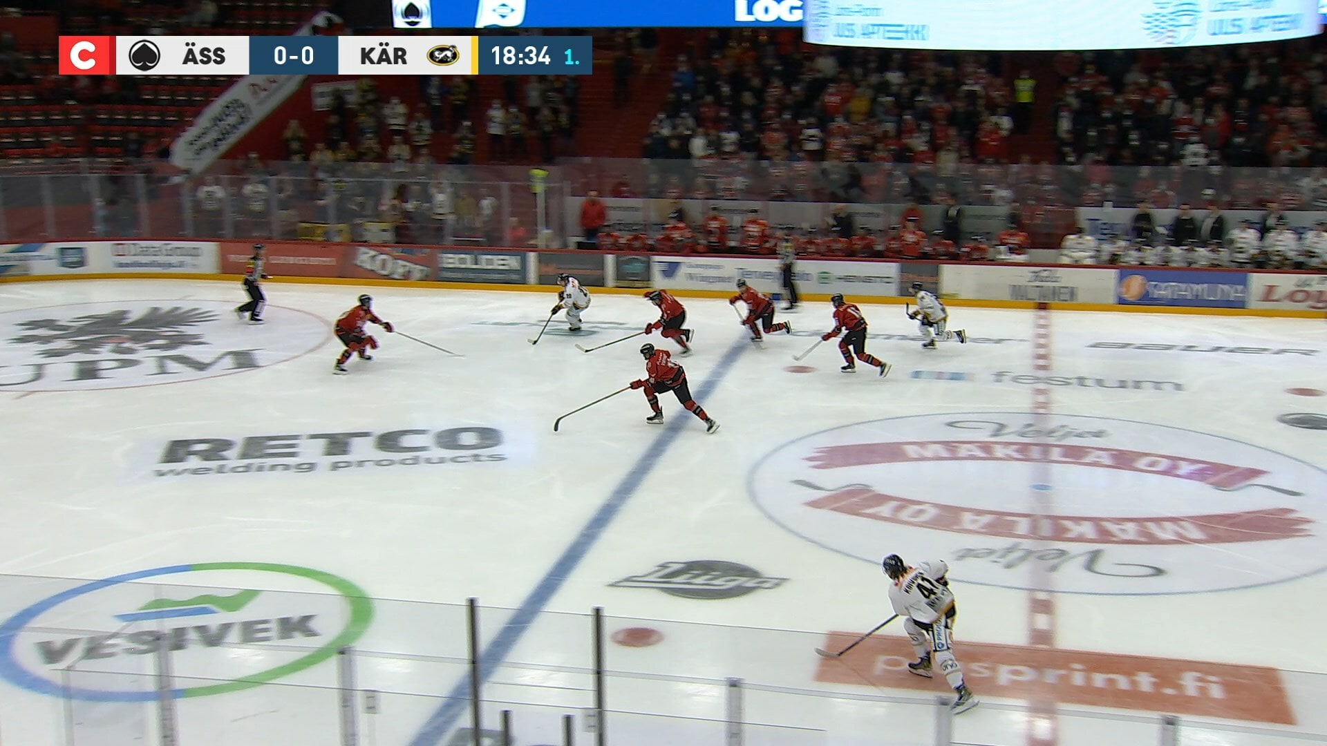 Maalikooste: Kärpät järjesti hurjan maali-iloittelun Porissa