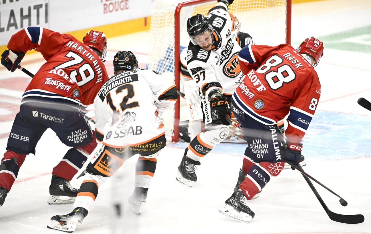 HIFK löi HPK:n 6–2 keskiviikkona Helsingissä. LEHTIKUVA / Heikki Saukkkomaa