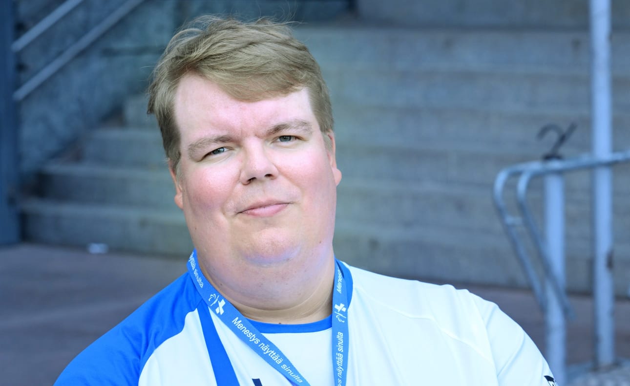 Jousiampuja Jere Forsberg on löytänyt hyvän vireen. LEHTIKUVA / Heikki Saukkomaa