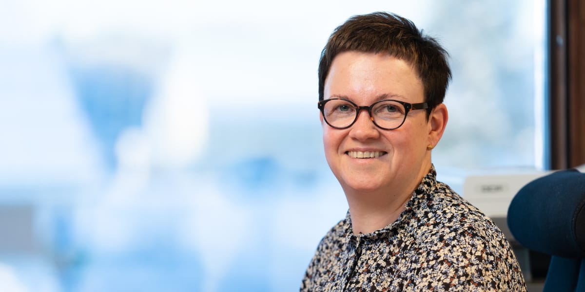Meri-Lapin keskuspesulan yrittäjä Anna-Leena Laakso.