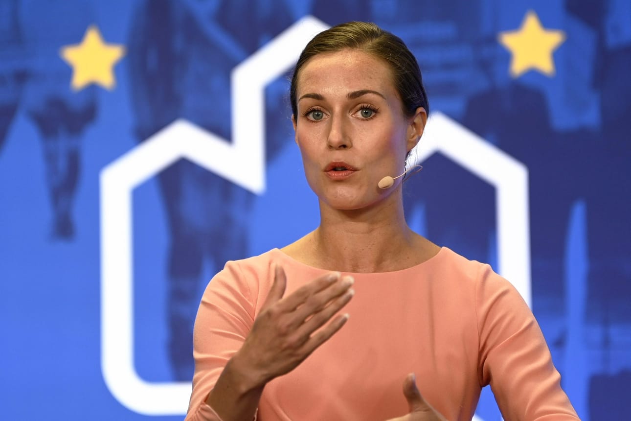 Fortumin saksalaisen tytäryhtiön Uniperin miljardien eurojen pelastuspaketti siunattiin hallituksessa pääministeri Sanna Marinin johdolla. LEHTIKUVA / Emmi Korhonen
