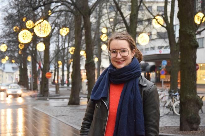 Lotta Alhonnoro on Vaasan vaalipiirin vihreiden puheenjohtaja. Arkistokuva.