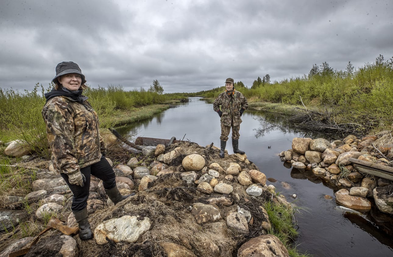 Juha Tenhunen ja avopuolisonsa Meeri Räisänen ovat ahkeria metsästäjiä. Omalle kosteikolle on siis käyttöä ja yhteistä tekemistä kosteikolla riittää. Juha Tenhunen uskoo kosteikkohankinnan sopivan hyvin myös yritystoimintaansa. Tenhunen seuraa Anon ase ja tukku -liikkeen johdossa isänsä Ano Tenhusen jalanjäljissä.