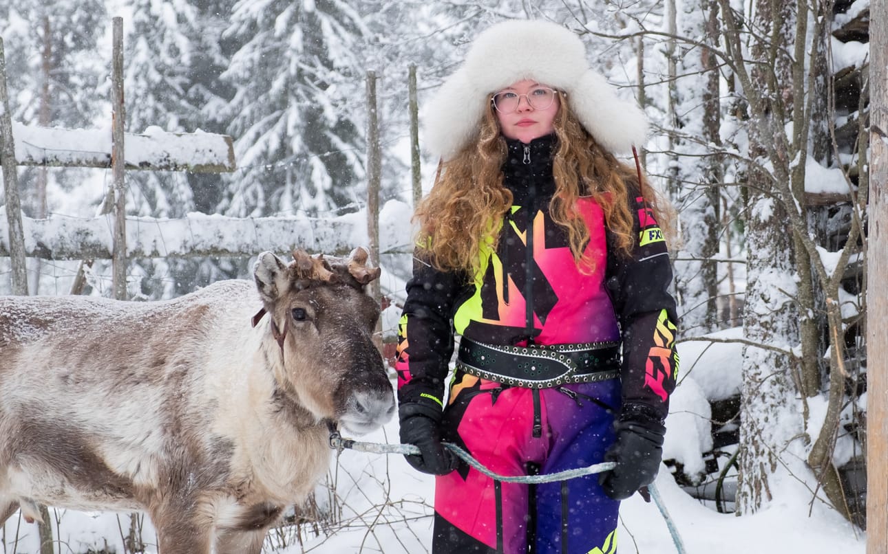 Senni Hepola ja hänen poronsa Tipitii ovat kilpailleet yhdessä vuosia.