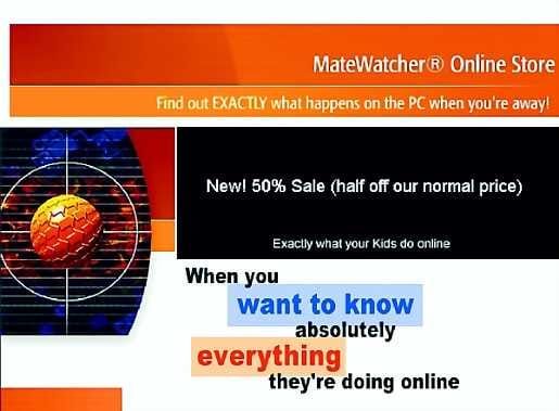 Valvontaa tarjolla. MateWatcher-ohjelmalla saa selville, millä internetsivuilla kotikoneelta käydään.