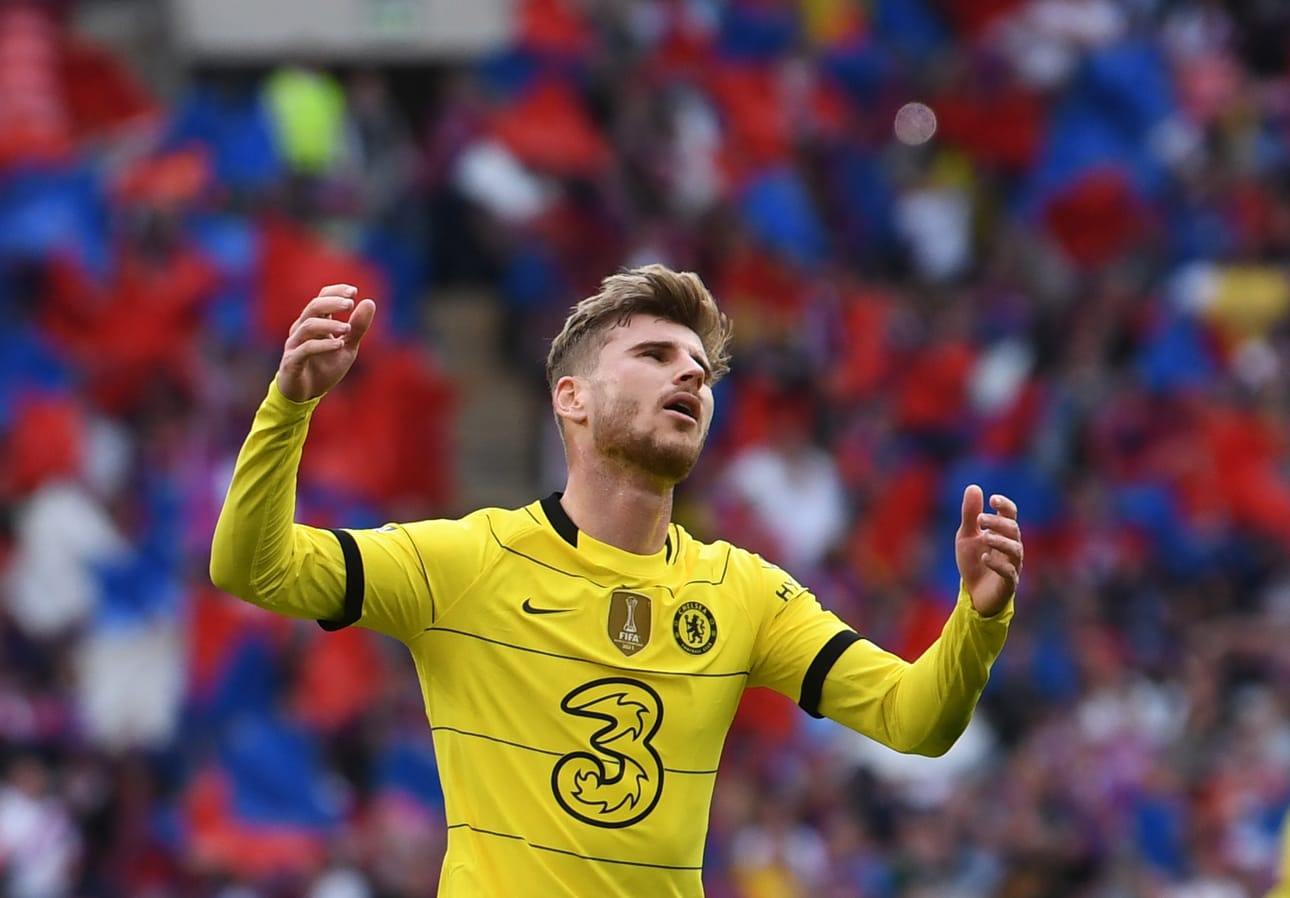 Timo Werner ei saanut tehoja irti Chelseassa.
