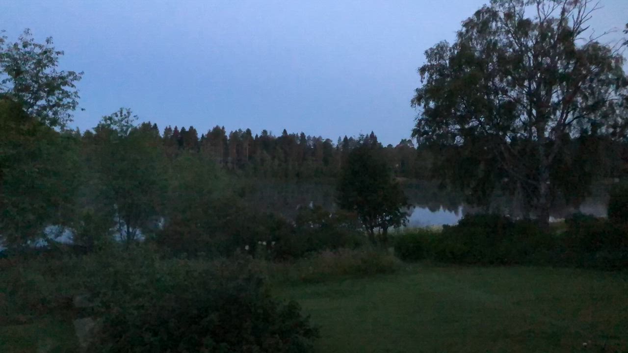 Usvainen aamunsarastus Illinsuvannolla