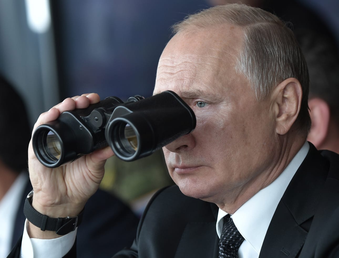 Vladimir Putin seurasi sotaharjoituksia Donguzissa Orenburgin lähellä syyskuun 20. päivä.