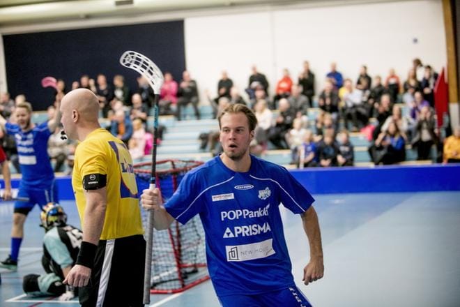 Jymyn Sami Kujala pääsi tuulettamaan viikonloppuna kahta tärkeää voittoa. KUVA: JAAKKO ELENIUS/ARKISTO