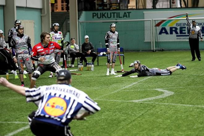 JymyJussien ja Koskenkorvan Urheilijoiden piti avata SM-hallikausi 6. helmikuuta Seinäjoki Areenassa. KUVA: HEIKKI HAKANEN