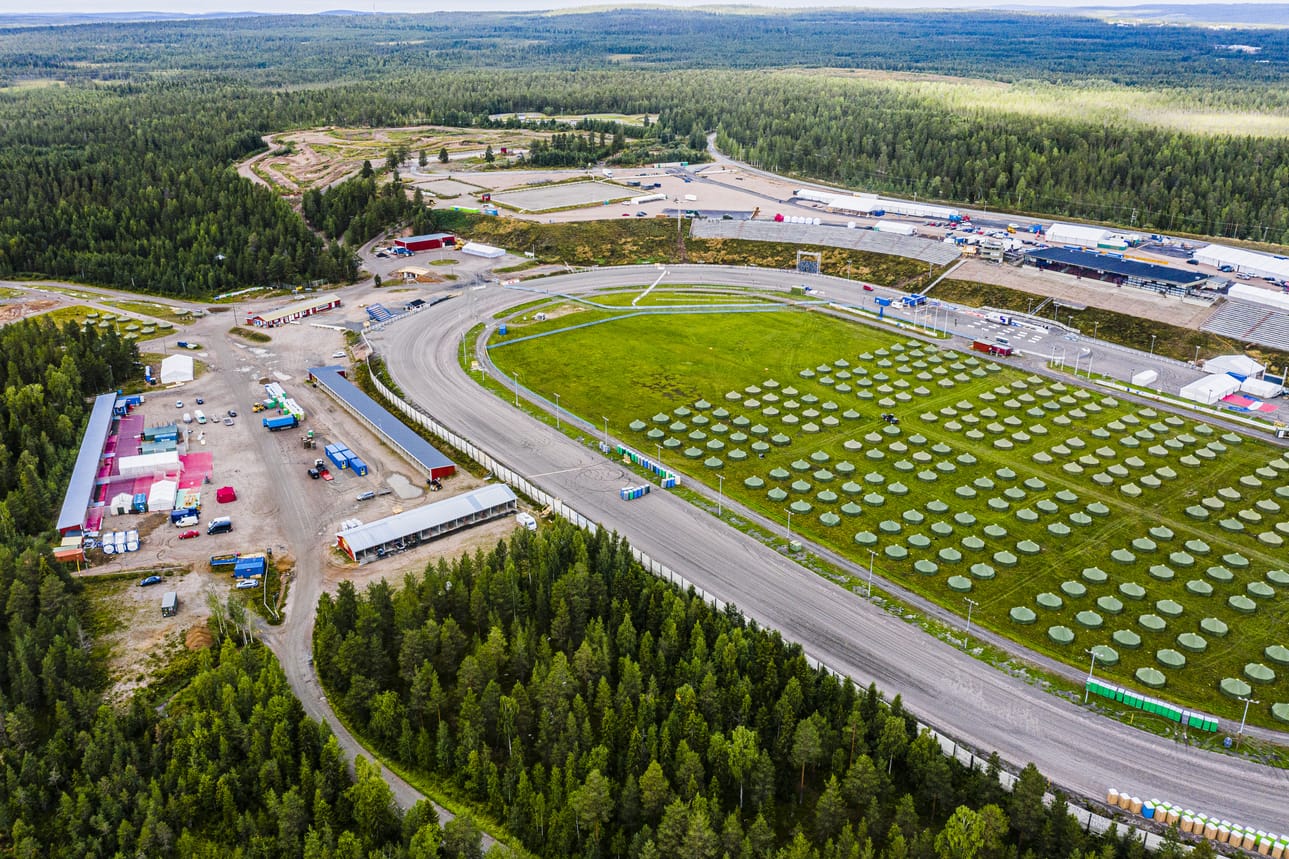 Mäntyvaaran raviradalla sattui maanantaina erikoinen vaaratilanne. Kuvituskuva.