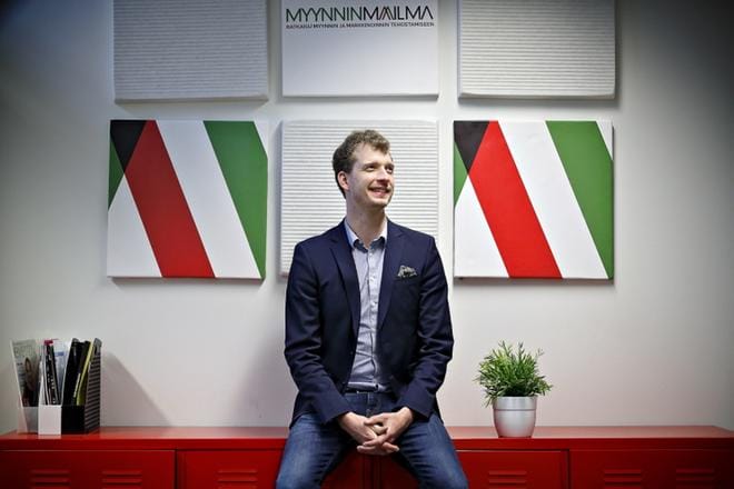 Toimitusjohtaja Ville Orrenmaa on hyvillään yrityskaupasta. Arkistokuva.