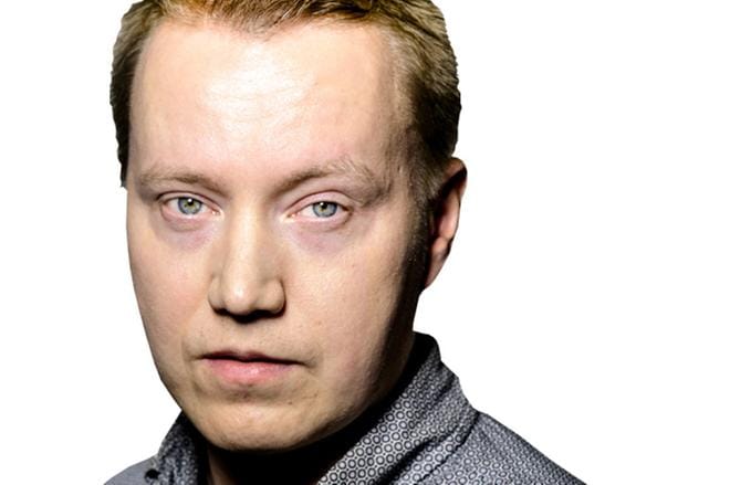 Toimittaja Juho Mäkelä.