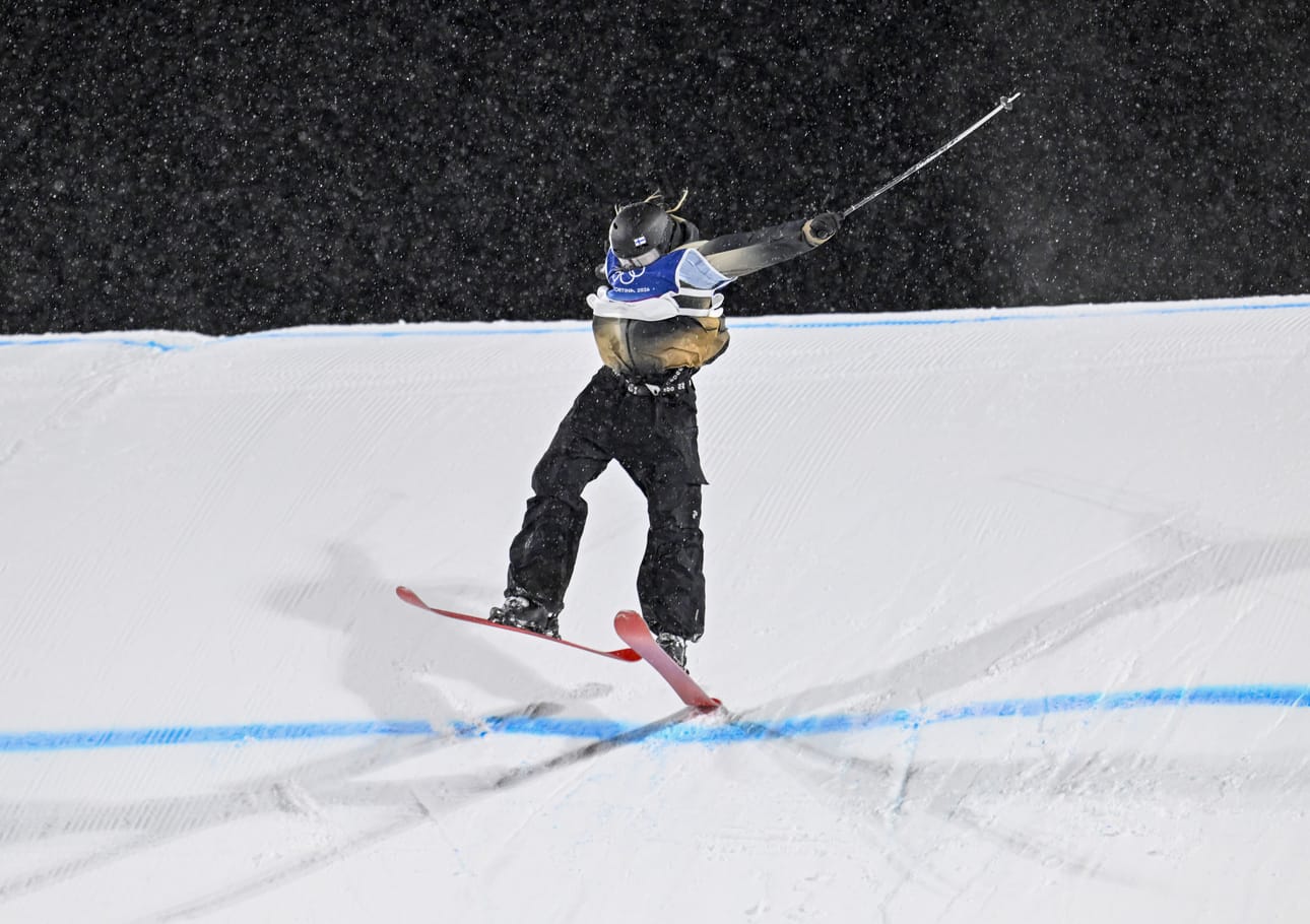 Anni Kärävä kaatui kolmannella kierroksella naisten big airin olympiafinaalissa.