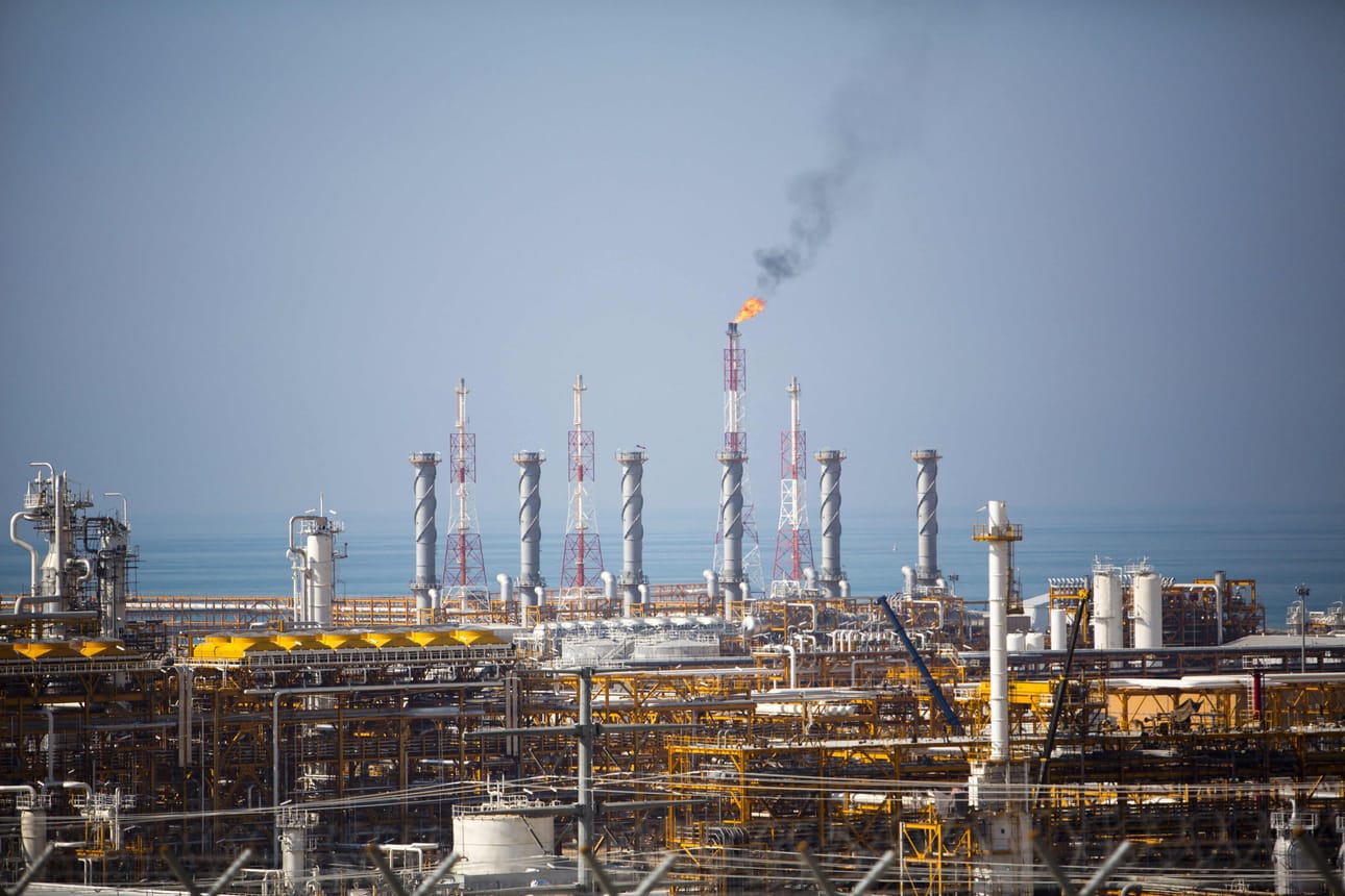 Iskujen kohteena ollut Iranin South Pars/North Dome Gas on maailman suurin luonnonkaasukenttä.