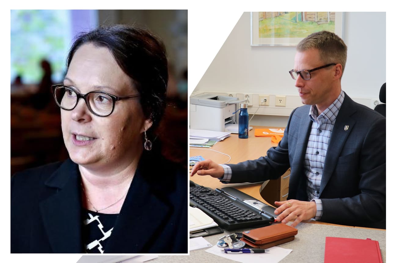 Lapuan kaupunginjohtaja Satu Kankare ja Kauhavan kaupunginjohtaja Vesa Rantala ottivat kantaa suunnitteilla olevaan vuodeosastopaikkojen vähentämiseen hyvinvointialueella.