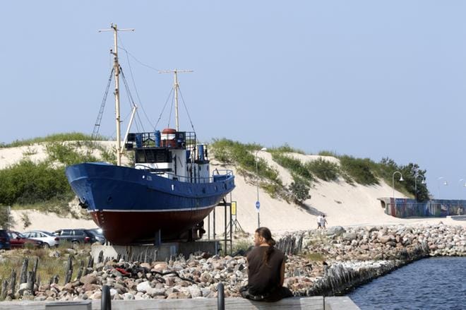 Noin Rauman kokoinen Ventspils sijaitsee Latvian rannikolla. KUVA: VALDA KALNINA