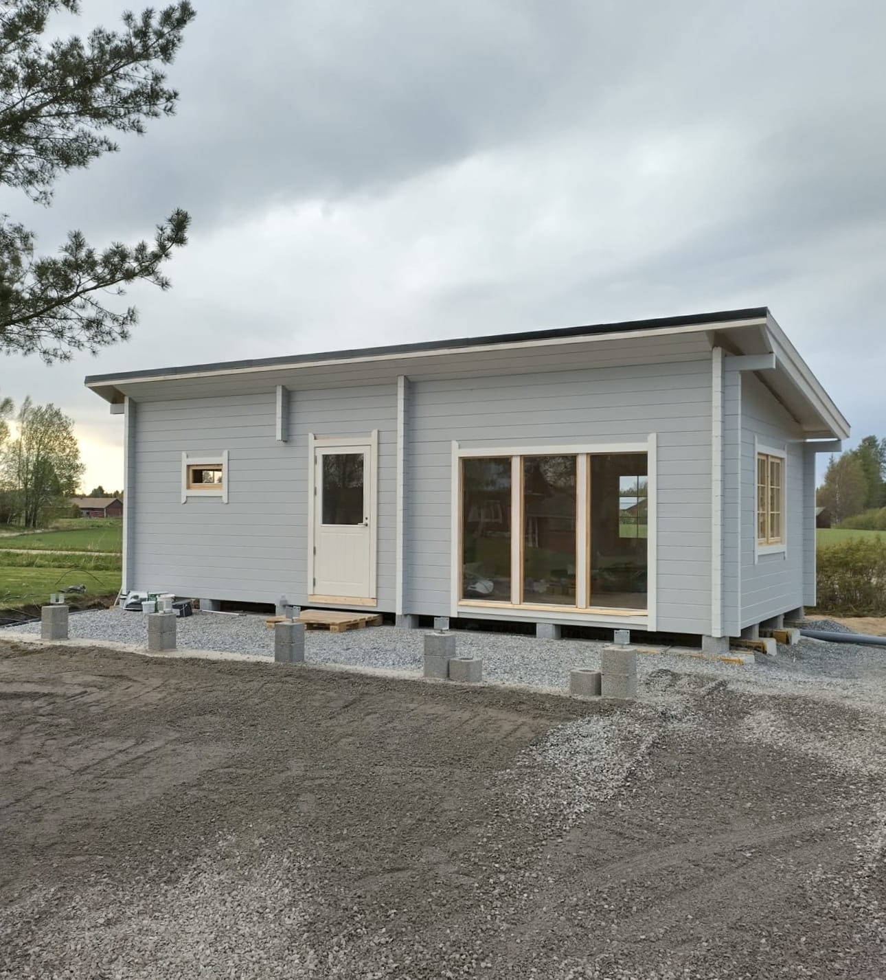 Närvijoen vapaa-ajan alueen info- ja kioskirakennus on rakennettu vanhan kioskin paikalle.