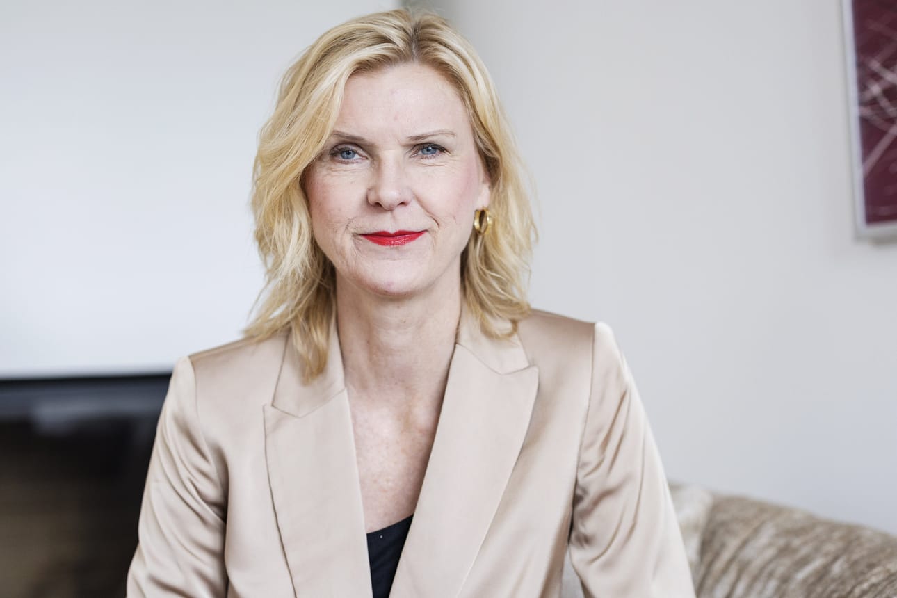Miltton USA:n toimitusjohtaja Kristiina Helenius Helsingissä 8. heinäkuuta 2023.