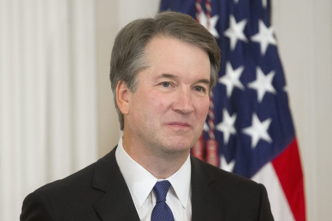 Tuomari Brett Kavanaugh on presidentti Donald Trumpin toinen tuomarinimitys.
