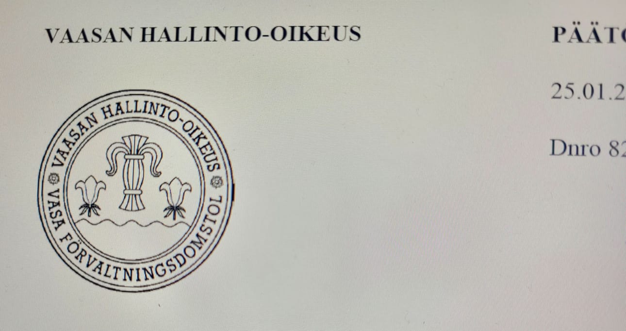 Vaasan hallinto-oikeus päätti 25.1.2023, että kaupunginjohtaja Markku Lumion irtisanomista valmistelleen tilapäisen valiokunnan loppuraportti pitää luovuttaa raporttia pyytäneelle Ilkka-Pohjalaiselle.