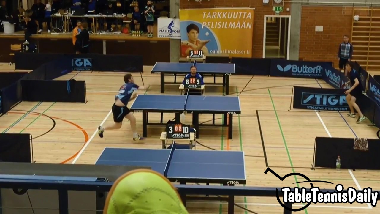 Uskomaton lyönti pöytätennisturnauksessa Oulussa – katso video