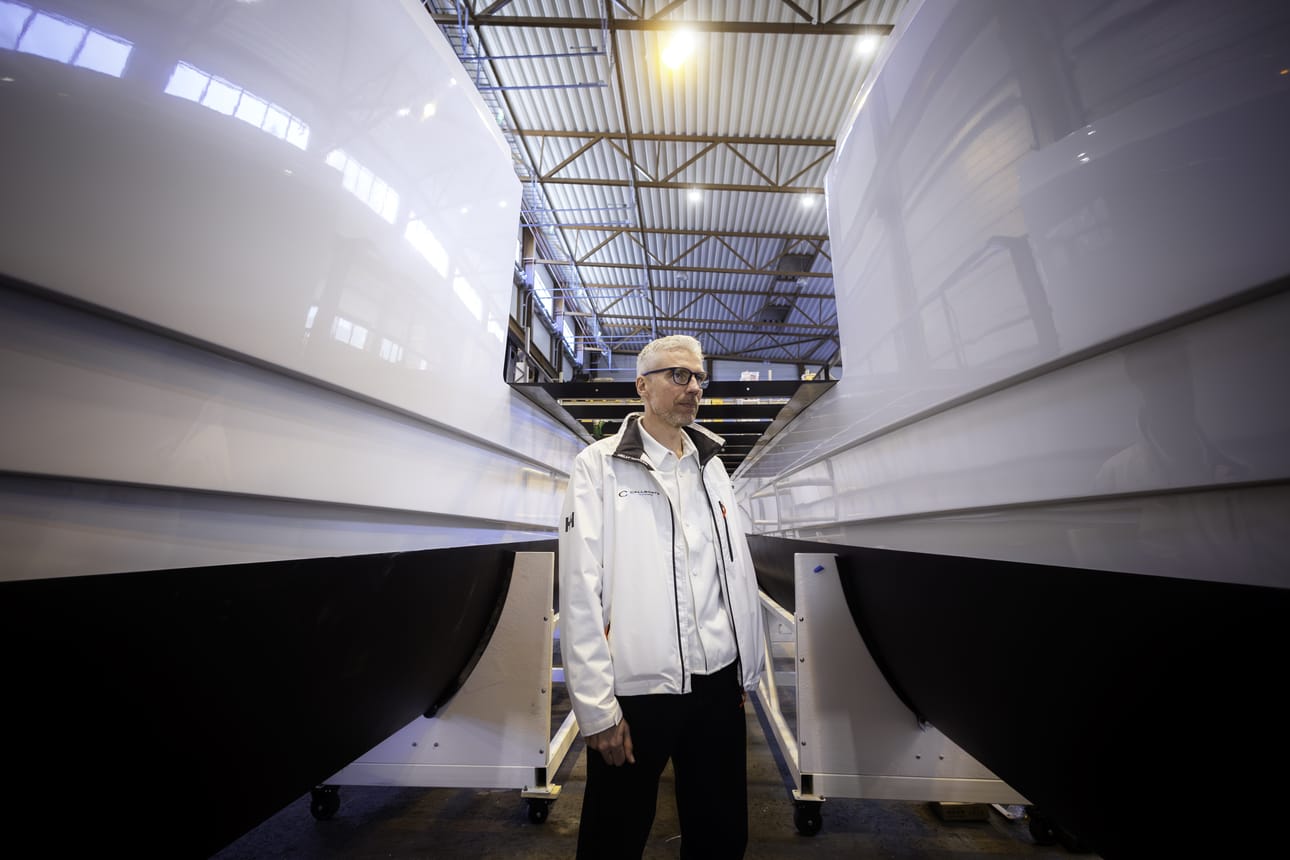 Callboatsin yrittäjä Peter Ostberg kertoo kysynnän uudenlaisista reittiveneistä olevan kovaa.