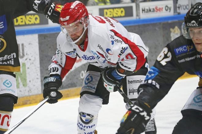 Sport ei vie kapteeninsa Markus Kankaanperän pelikieltoa Urheilun oikeusturvalautakunnan käsittelyyn. KUVA: LEHTIKUVA / TIMO HEIKKALA