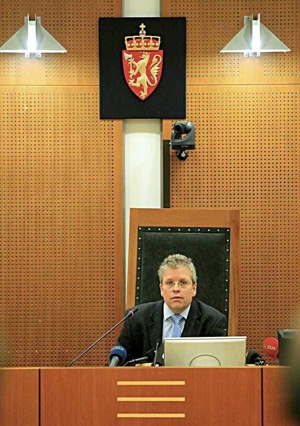 Tuomari Torkjel Nesheim ei antanut Breikvikin perustella tekojaan oikeudessa.