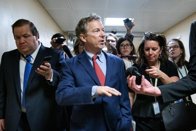 Kentuckyn republikaanisenaattori Rand Paul aikoo äänestää presidentti Donald Trumpin julistamaa hätätilaa vastaan.