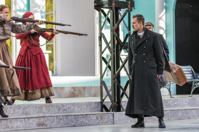 Waltteri Torikan tähdittämä Mannerheim-ooppera oli Ilmajoen musiikkijuhlien vuoden 2017 kantaesitys. KUVA: JUSSI NIUKKALA