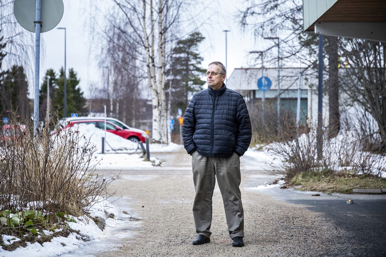 Juhani Hiltunen jatkaa Vasemmistoliiton Lapin piirin puheenjohtajana. Arkistokuva.