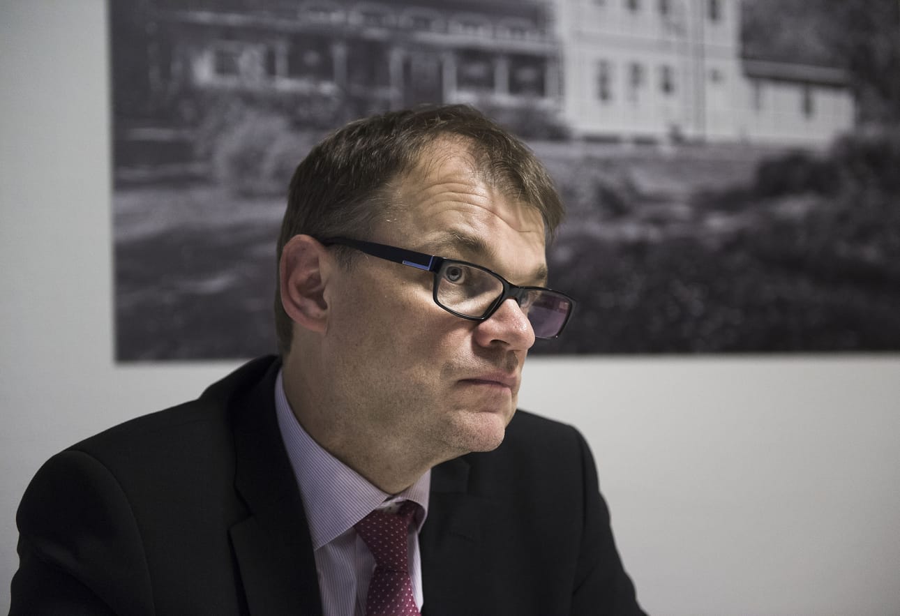Pääministeri Juha Sipilä.