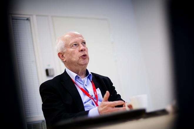 Vesa Laisin mukaan Danfossin Vaasan tehtaan näkymät alkaneelle vuodelle ovat hyvät. KUVA: TIMO ANNANPALO