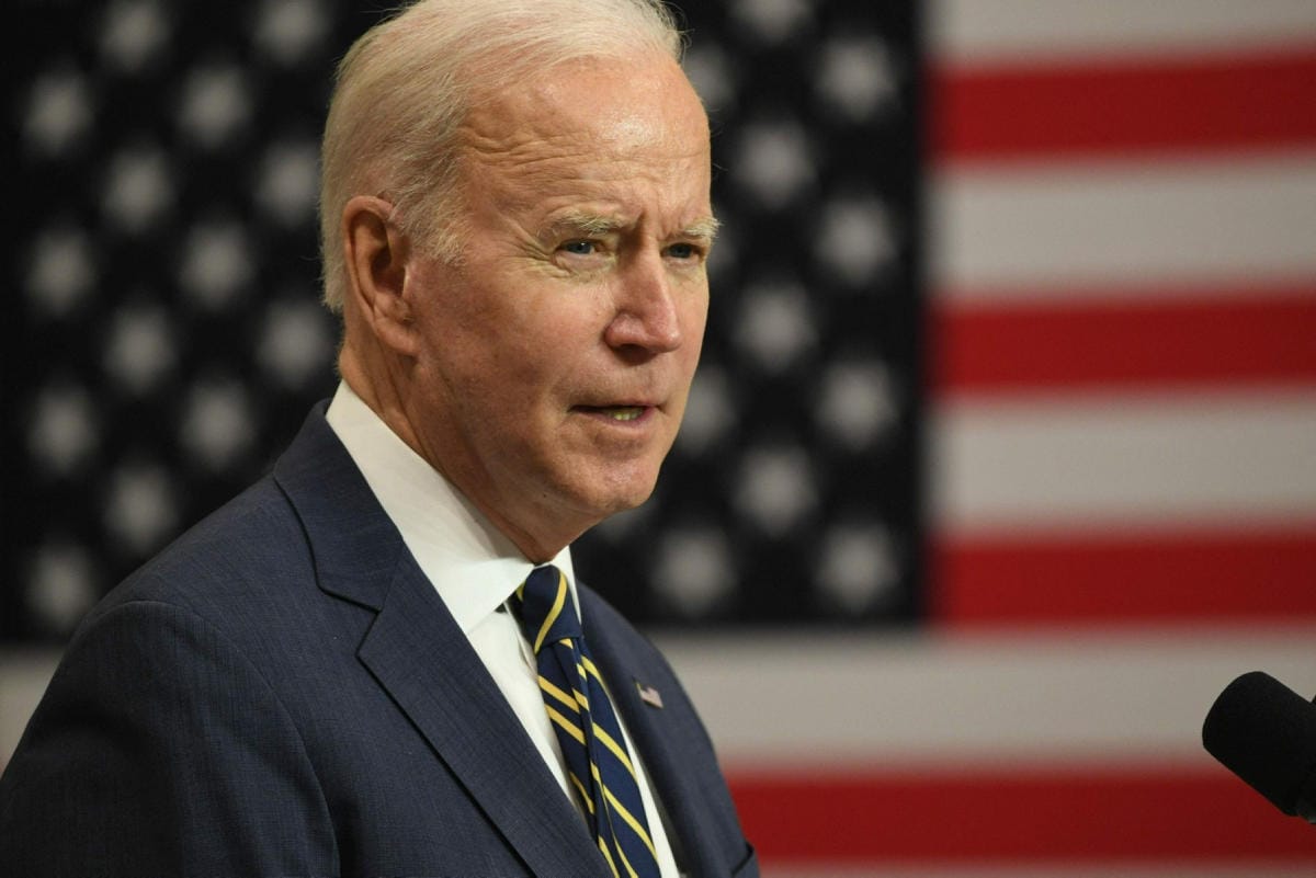 Yhdysvaltain presidentti Joe Bidenin mukaan maan joukkoja on lähdössä lähiaikoina Itä-Eurooppaan ja Nato-maihin. LEHTIKUVA/AFP