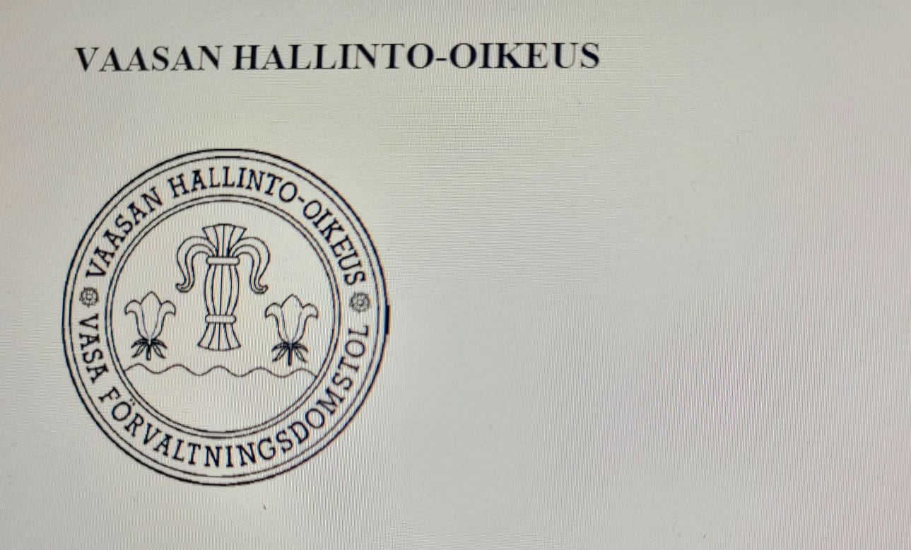 Vaasan hallinto-oikeus katsoo, että luottamus viranomaiseen voi vaaratua, vaikka varsinaista eturistiriitaa ei tulekaan esiin.